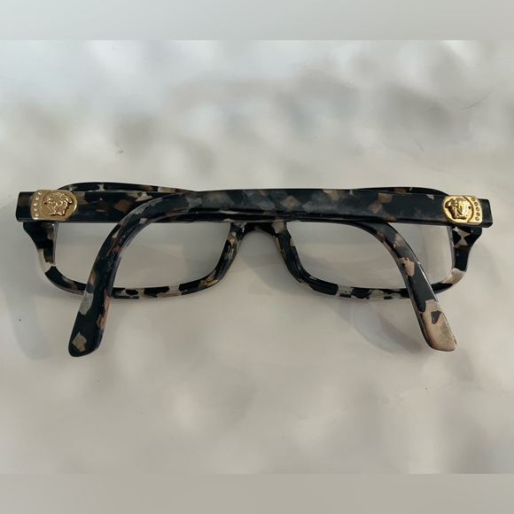 Versace Eyeglasses MOD.3146-B 876 Black Brown Quartz Crystals Italy 53[]16 135 - Picture 3 of 10
